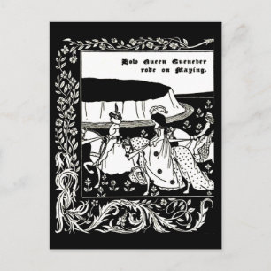 Postcard-Vintage Illustration-Aubrey Beardsley 37 Postcard