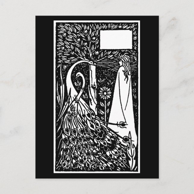 Postcard-Vintage Illustration-Aubrey Beardsley 38 Postcard (Front)