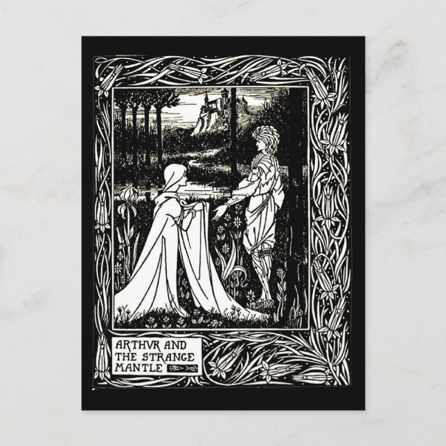 Postcard-Vintage Illustration-Aubrey Beardsley 44 Postcard (Front)