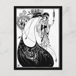Postcard-Vintage Illustration-Aubrey Beardsley 8 Postcard