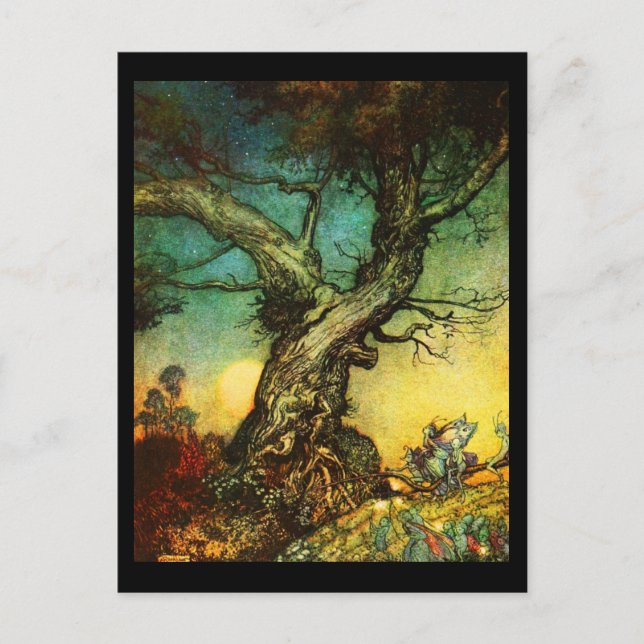 Postcard-Vintage Illustration-Rackham 30 Postcard (Front)