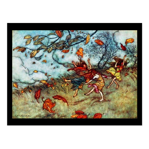 Image of Postcard-Vintage Illustration-Rackham 41 Postcard