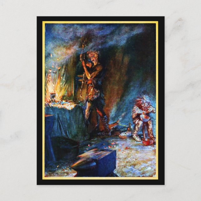 Postcard-Vintage Illustration-Rackham 6 Postcard (Front)