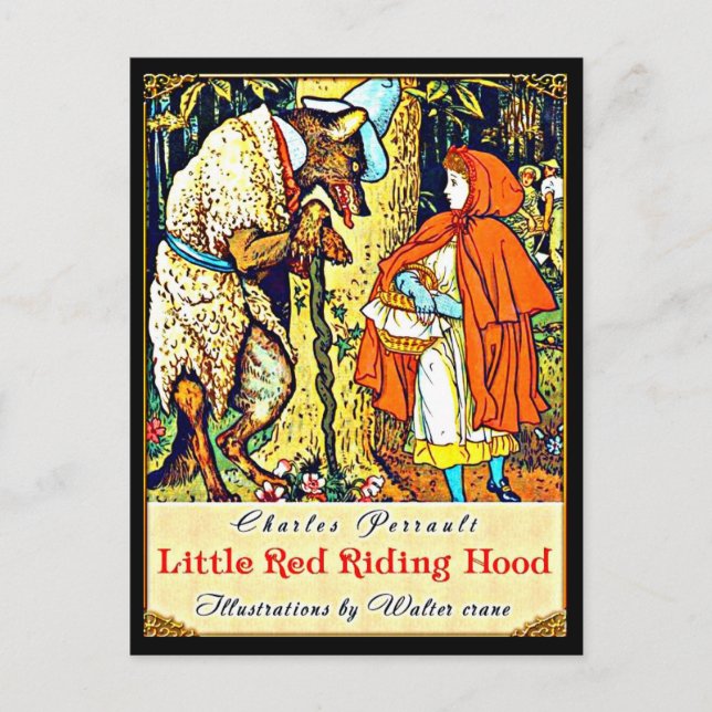 Postcard-Vintage Illustration-Walter Crane 40 Postcard (Front)