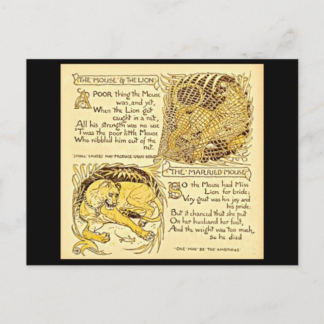 Postcard-Vintage Illustration-Walter Crane 65 Postcard (Front)