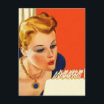 Postcard Vintage Retro Birthday Party Cake Blow PC<br><div class="desc">Great Vintage Retro Style postcards for hosting your special event. These postcards would make great birthday party announcements. Also, By using the CUSTOMIZE IT option, You can access the postcard design to add text areas to the front and/or back. Have fun designing exactly what you want! Enjoy Life & Thanks...</div>