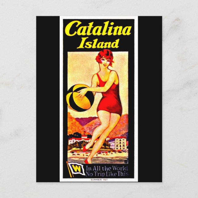 Postcard-Vintage Travel-Catalina Island Postcard (Front)