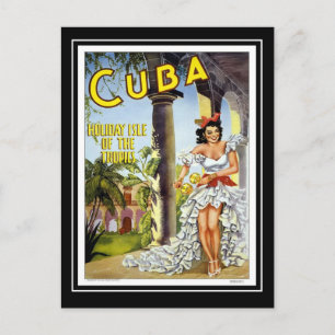 Postcard Vintage Travel Cuba