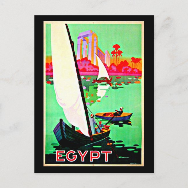 Postcard-Vintage Travel-Egypt Postcard (Front)