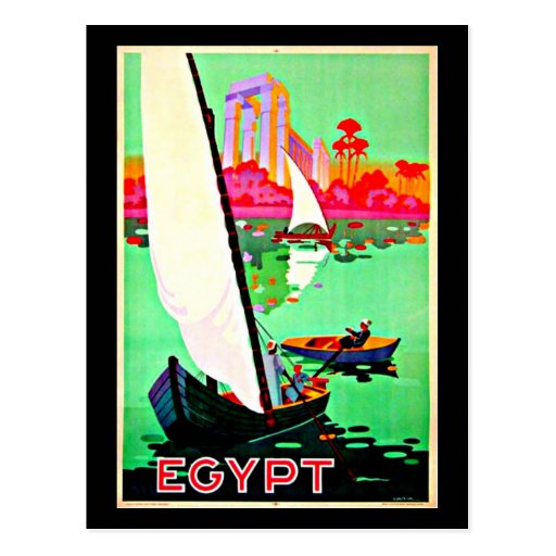 Image of Postcard-Vintage Travel-Egypt Postcard