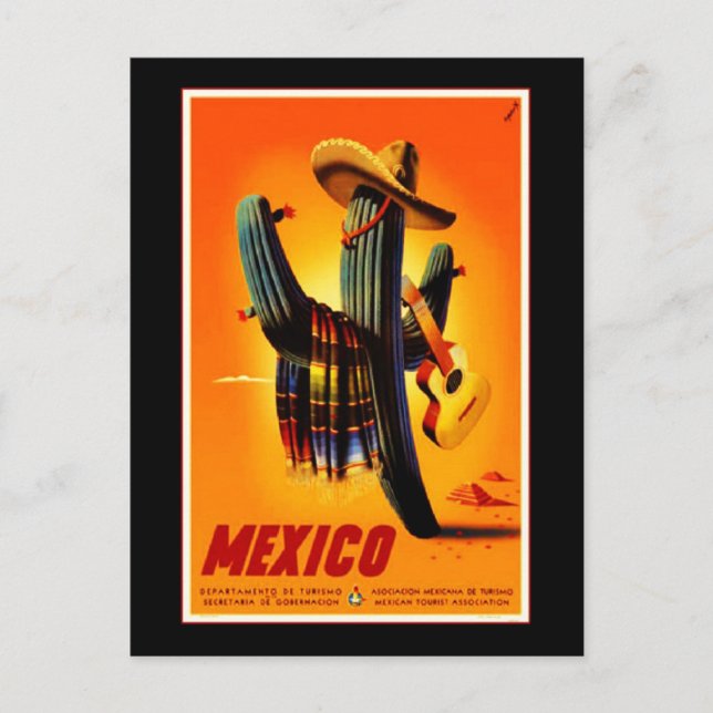 Postcard-VIntage Travel-Mexico Postcard (Front)