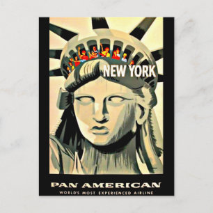Postcard-Vintage Travel-New York 5 Postcard