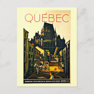 Postcard-Vintage Travel-Quebec Postcard