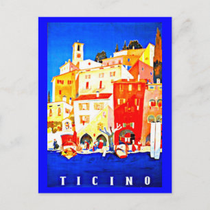 Postcard-Vintage Travel-Ticino Postcard