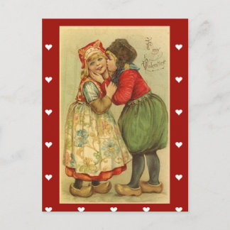 Postcard-Vintage Valentine's Day Holiday Postcard