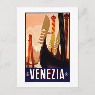 Postcard-Vintage Venezia, Italy Postcard
