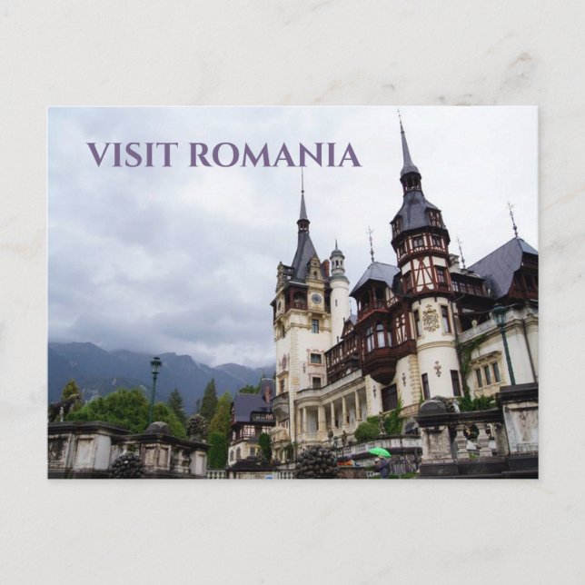 Postcard Visit Romania (Front)