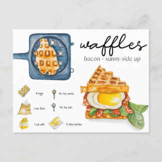 Postcard - Waffle