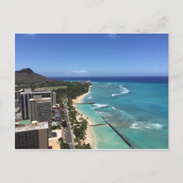 Postcard Waikiki of Hawaii (Front)