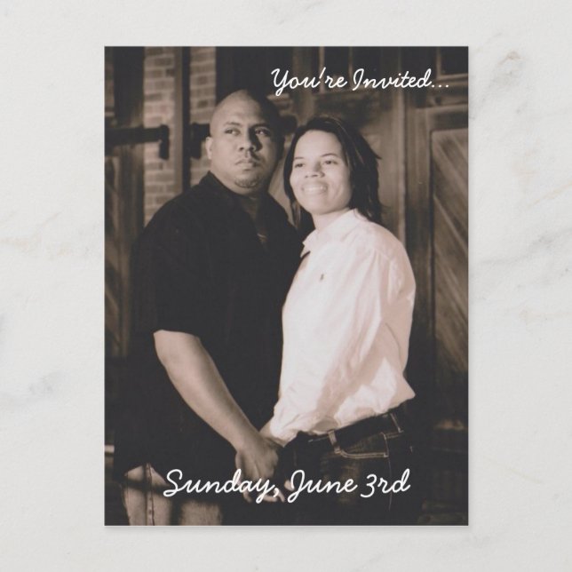 Postcard Wedding Invitation (Front)