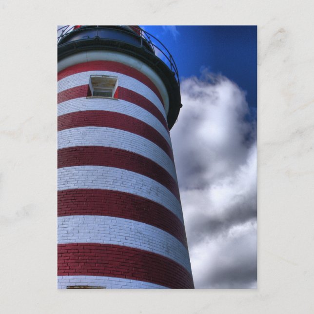 Postcard-West Quoddy Head Lighthouse Maine Postcard (Front)
