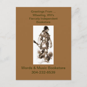 postcard wheeling wv bookstore