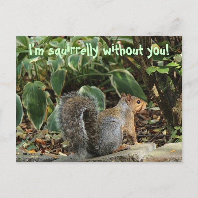 Postcard When Missing Someone (Front)