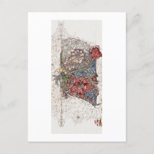 POSTCARD : WILLIAM MORRIS : HONEYSUCKLE : 1874