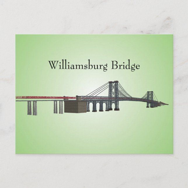 Postcard: Williamsburg Bridge Postcard (Front)