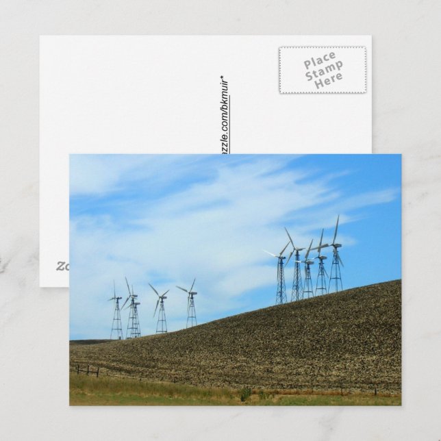 Postcard - wind Turbines (Front/Back)
