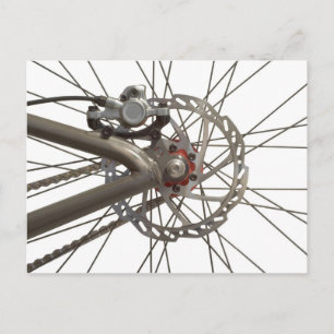 Postcard with Bike Wheel Hub