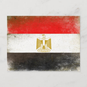 Postcard with Cool Flag from Egypt