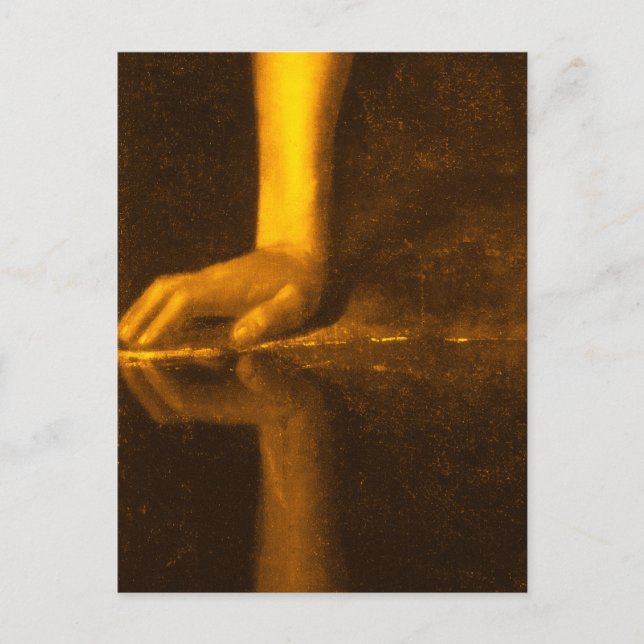 Postcard with Detail of Caravaggio  Painting (Front)