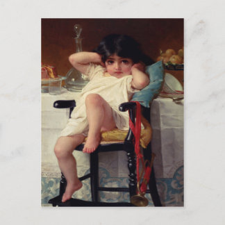 Postcard With Emile Munier Painting