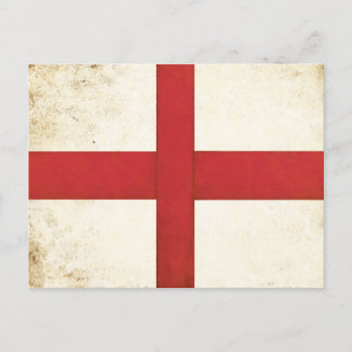 Postcard with English Flag in Dirty Old Style