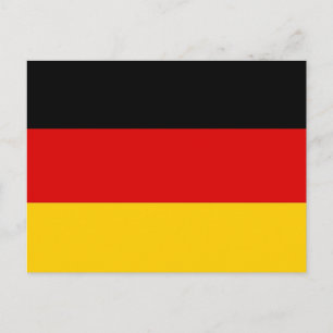 Postcard with Flag of Germany