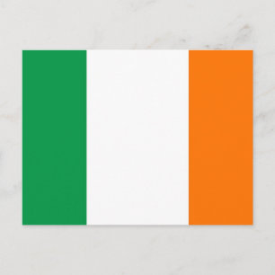Postcard with Flag of Ireland