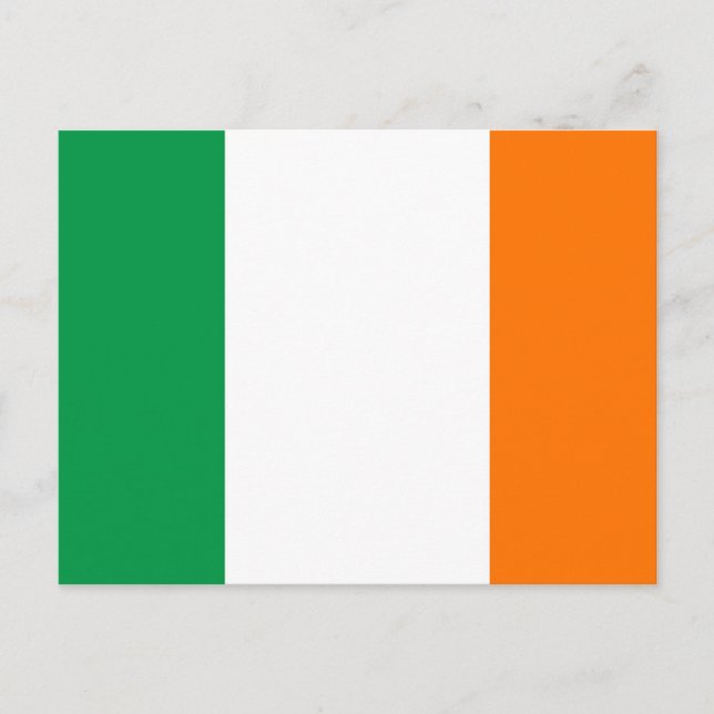 Postcard with Flag of Ireland (Front)