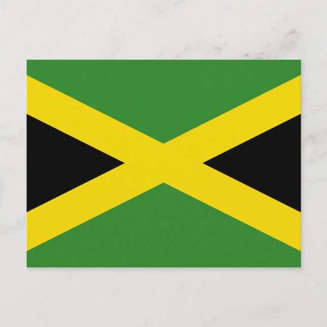 Postcard with Flag of Jamaica (Front)