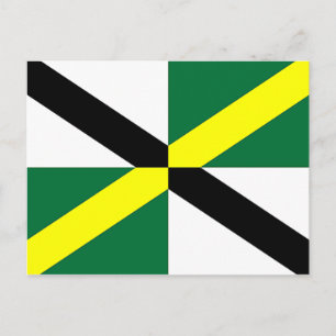 Postcard with Flag of Monterey, California