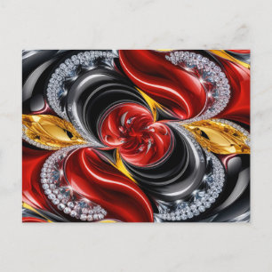 Postcard with Germany Colours Design