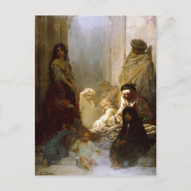 Postcard With Gustave Dore Painting (Front)