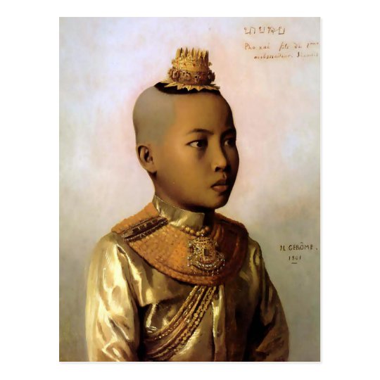 Postcard with Jean-Leon Gerome Painting
