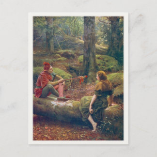 Postcard With John Collier Painting