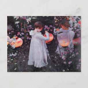 Postcard With John Singer Sargent Painting