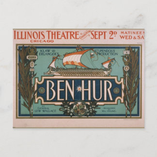 Postcard With Old Theatre Style