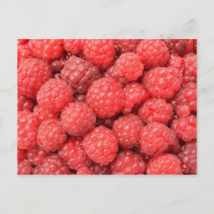 Postcard with raspberries