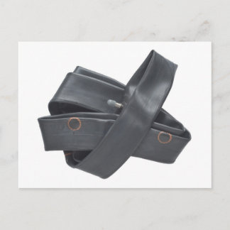 Postcard with Rubber Tire Tube