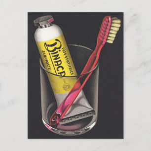 Postcard with Vintage Avant-Garde Poster