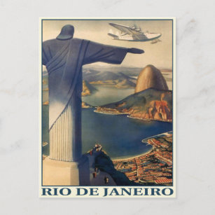 OLD BRAZIL BRASIL POSTCARD RIO DE JANEIRO AVEN BEIRA-MAR PASSEIO PUBLICO CA  1910